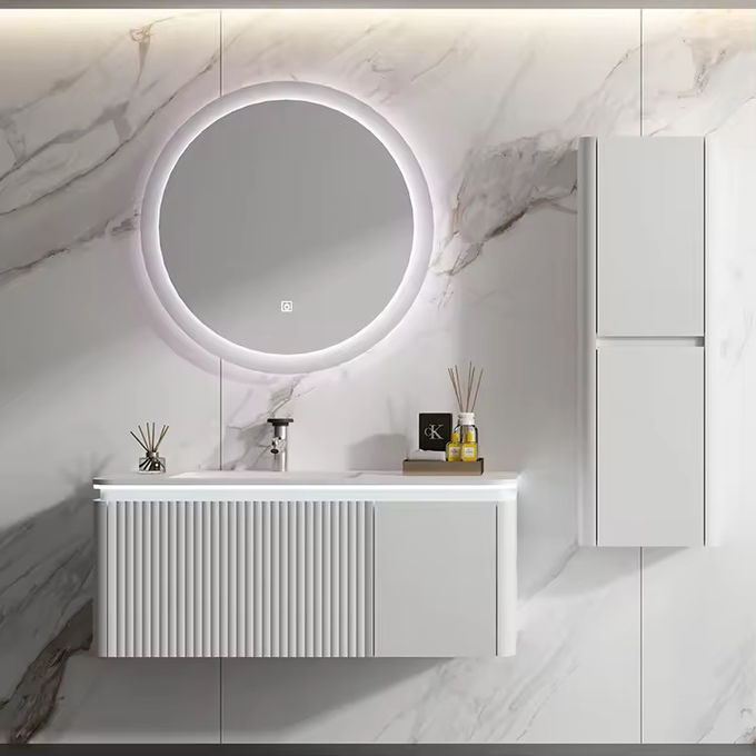 LED-Spiegel Badezimmer Schränke Toilettenspender Schrank Toilettenspender 0