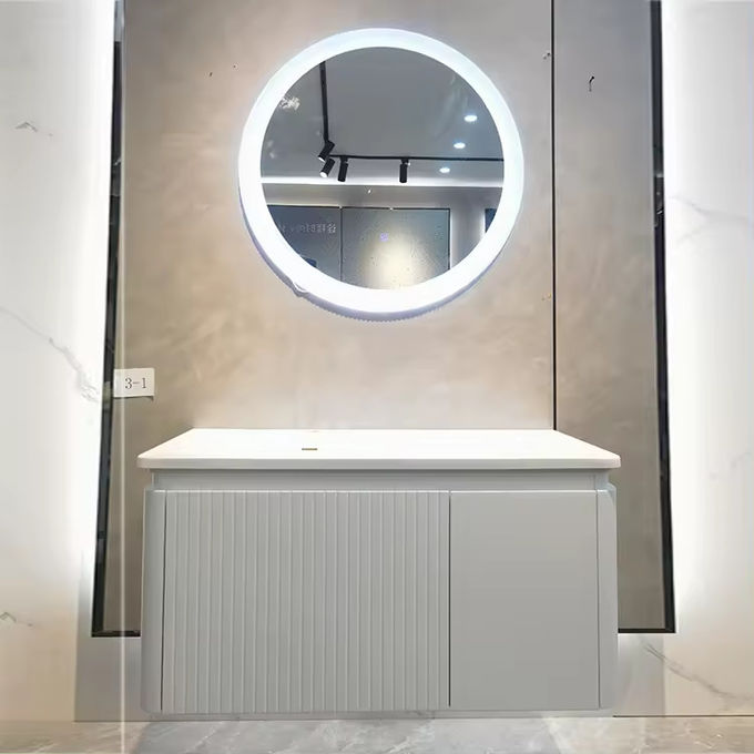 LED-Spiegel Badezimmer Schränke Toilettenspender Schrank Toilettenspender 1