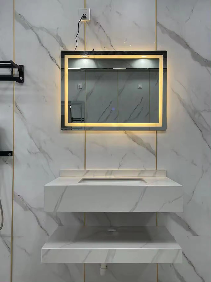 Flach LED Spiegel Garderobe Edelheit 500mm High End 0