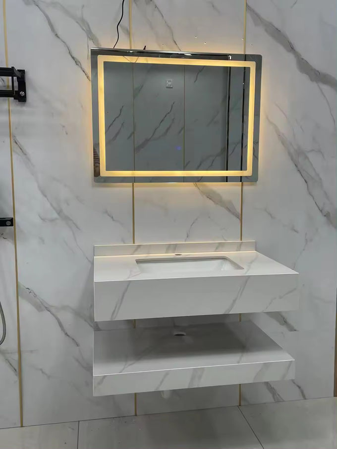 Flach LED Spiegel Garderobe Edelheit 500mm High End 1